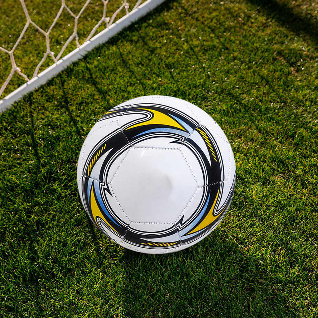 Pelotas de fútbol mundiales, talla oficial 5, costura a máquina, PVC, sin costuras, resistentes al desgaste, antideslizantes, juego de partido al aire libre, entrenamiento de fútbol