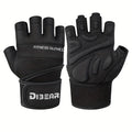 Guantes de entrenamiento Ender-Neutral de medio dedo con soporte para la muñeca,