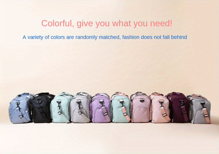 [Gran capacidad | Seco para ropa mojada] Bolsa gran capacidad con separación para ropa mojada mujer | Bolsa de viaje informal para estudiantes de corta distancia para hombres con compartimento para zapatos