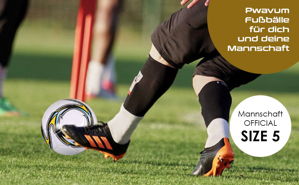 Pelotas de fútbol mundiales, talla oficial 5, costura a máquina, PVC, sin costuras, resistentes al desgaste, antideslizantes, juego de partido al aire libre, entrenamiento de fútbol