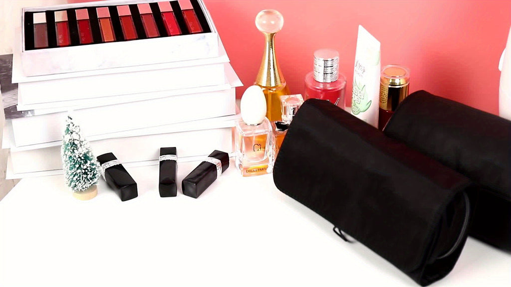 Bolsa de almacenamiento de brochas de maquillaje de gran capacidad,
