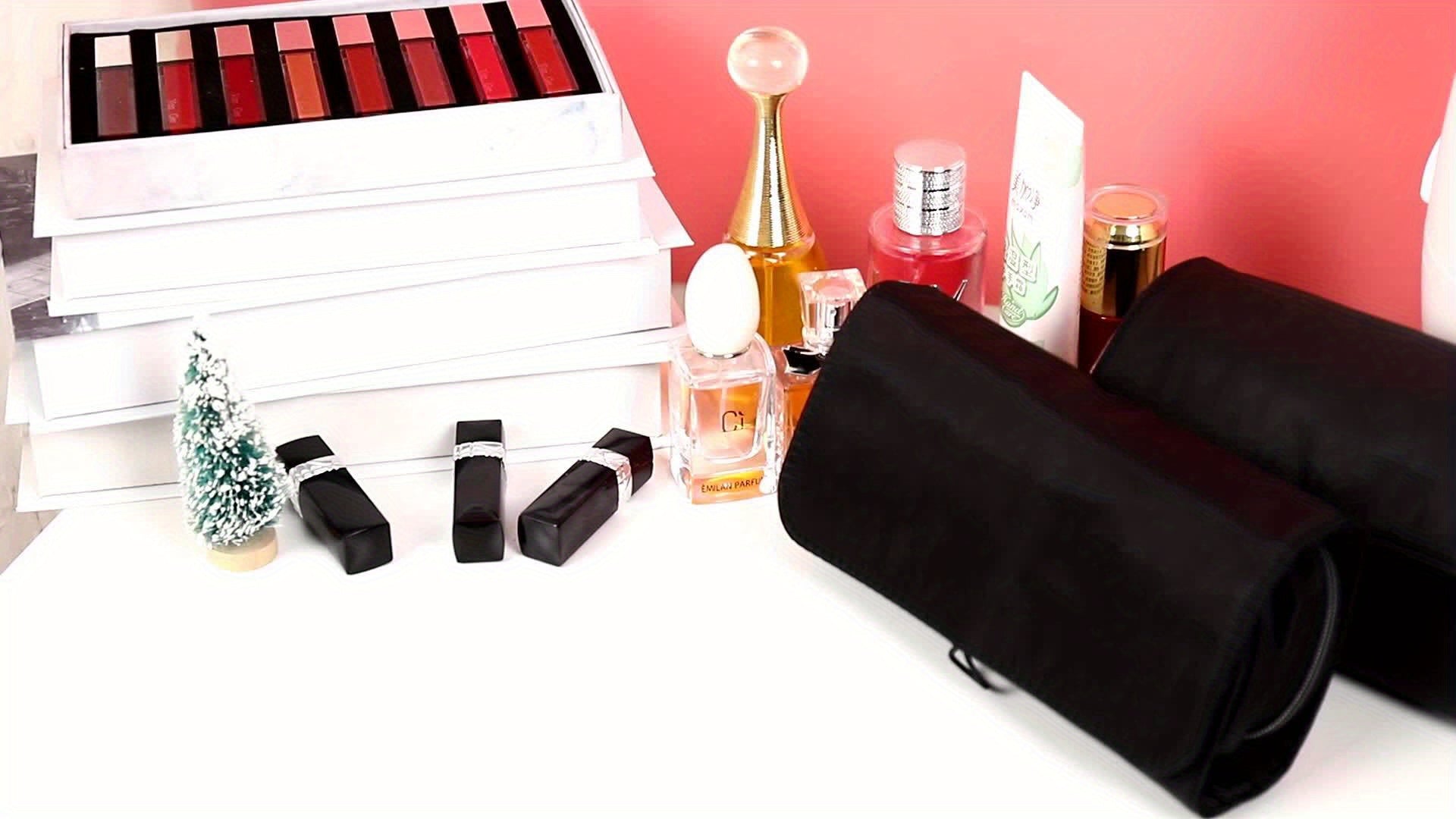 Bolsa de almacenamiento de brochas de maquillaje de gran capacidad,